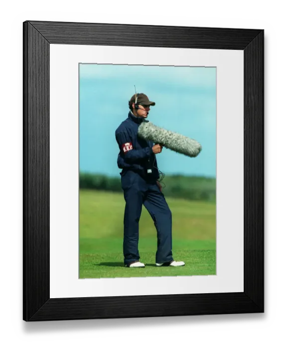 Framed Print : Bbc Soundman With Microphone Framed Print : Bbc Soundman With Microphone