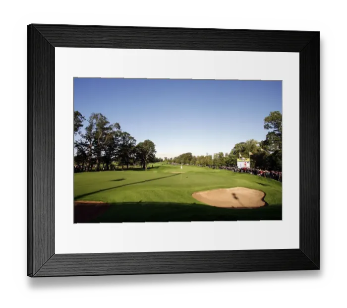 Framed Print : 4th Green & The K Club