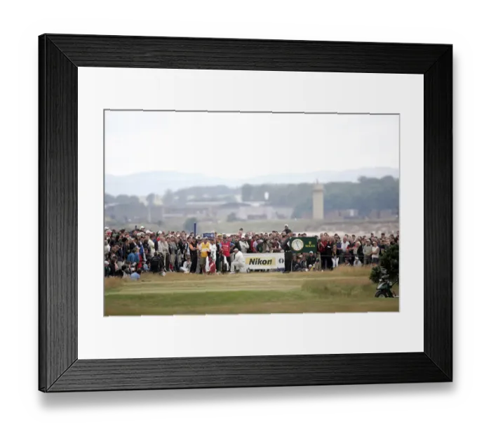 Framed Print : Tiger Woods On 13th