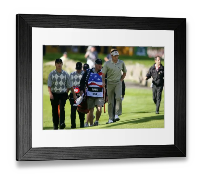 Framed Print : Sergio Garcia & David Toms Framed Print : Sergio Garcia & David Toms