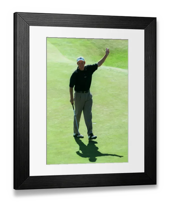 Framed Print : Gary Owen Sinks Birdie Putt Framed Print : Gary Owen Sinks Birdie Putt