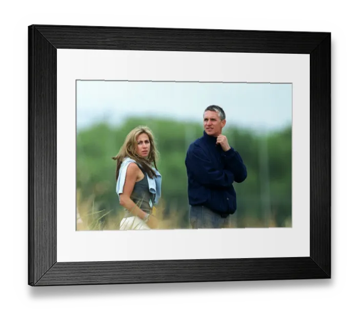 Framed Print : Michelle And Gary Lineker Framed Print : Michelle And Gary Lineker