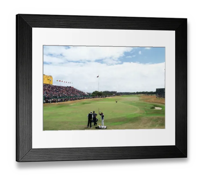 Framed Print : View Of 18th Green & Fairway Framed Print : View Of 18th Green & Fairway