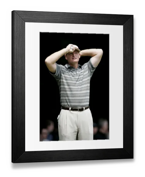 Framed Print : Ernie Els South Africa Volvo PGA Championship Wentworth Club