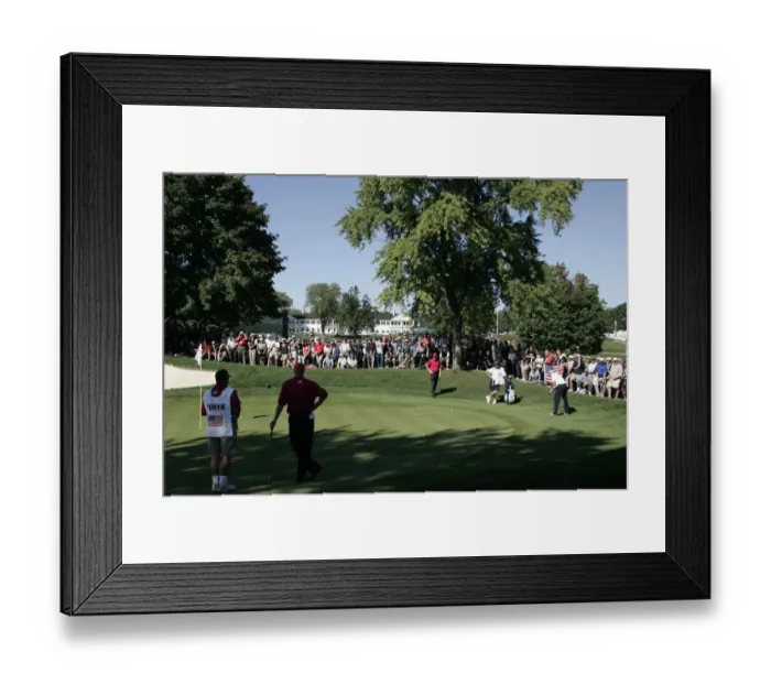 Framed Print : David Howell Puts On 11th Green Framed Print : David Howell Puts On 11th Green