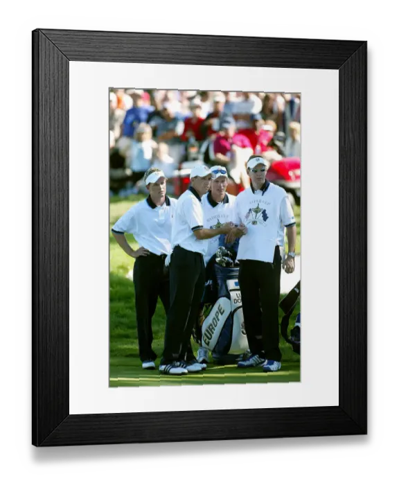 Framed Print : Sergio Garcia & Luke Donald Framed Print : Sergio Garcia & Luke Donald