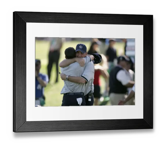 Framed Print : Sergio Garcia & Thomas Bjorn Framed Print : Sergio Garcia & Thomas Bjorn