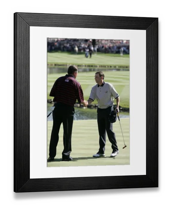 Framed Print : Sergio Garcia & Phil Mickelson Framed Print : Sergio Garcia & Phil Mickelson