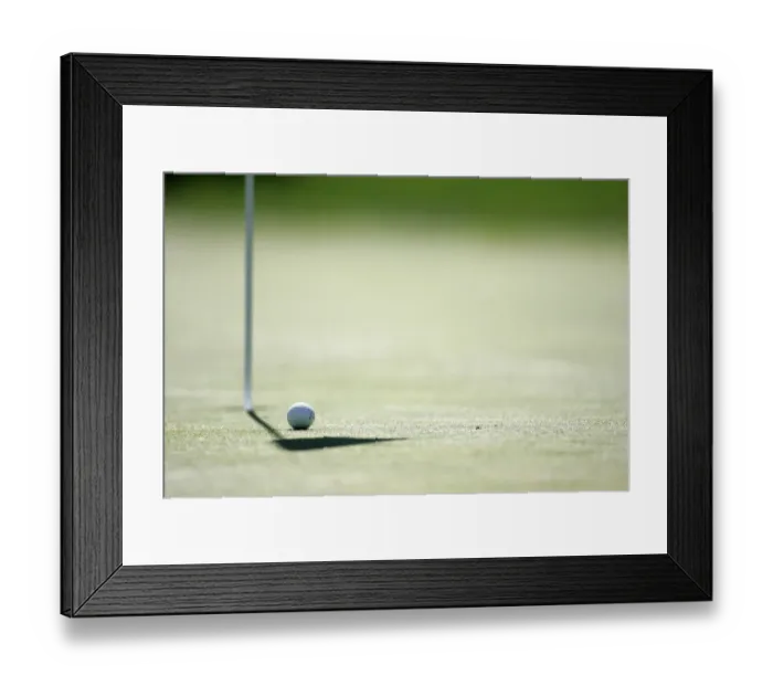 Framed Print : Colin Montgomeries Ball On 6th Framed Print : Colin Montgomeries Ball On 6th