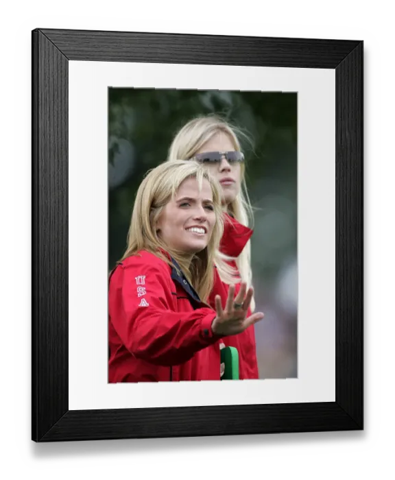 Framed Print : Tiger Woods Girlfriend, Elin, Phil Mickelson Wife & Amy Framed Print : Tiger Woods Girlfriend, Elin, Phil Mickelson Wife & Amy