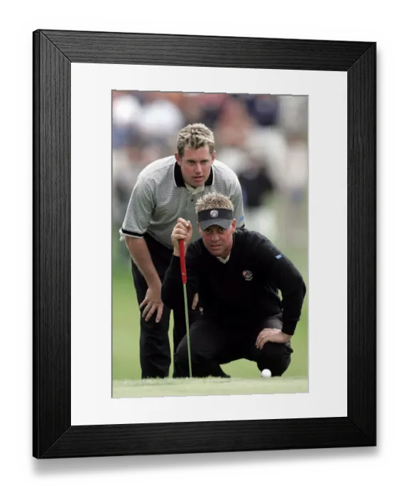 Framed Print : Lee Westwood & Darren Clarke Framed Print : Lee Westwood & Darren Clarke
