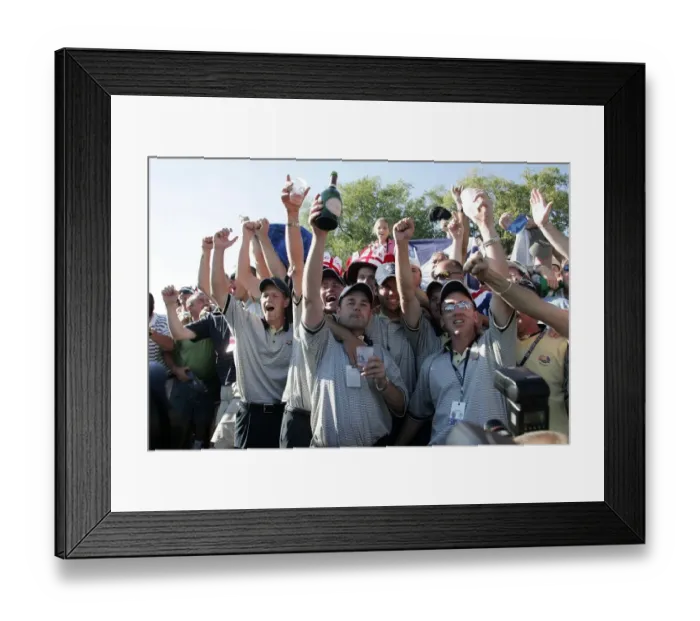 Framed Print : European Team Celebrate Framed Print : European Team Celebrate
