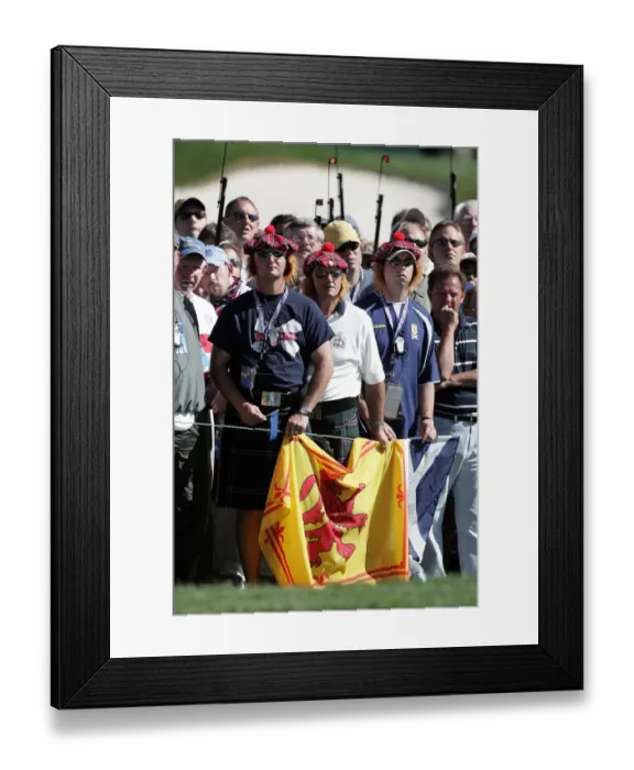 Framed Print : Scottish Fans Framed Print : Scottish Fans