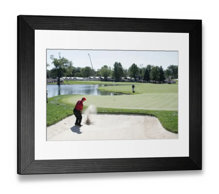 Framed Print : Chris Dimarco On 16th Hole