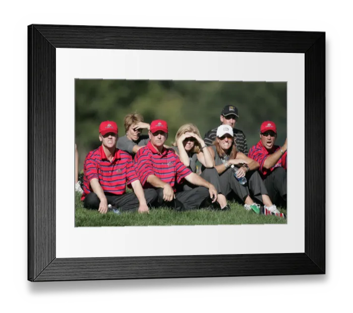 Framed Print : Players Watch Play Framed Print : Players Watch Play
