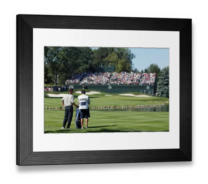 Framed Print : Paul Casey On 16th Hole Framed Print : Paul Casey On 16th Hole