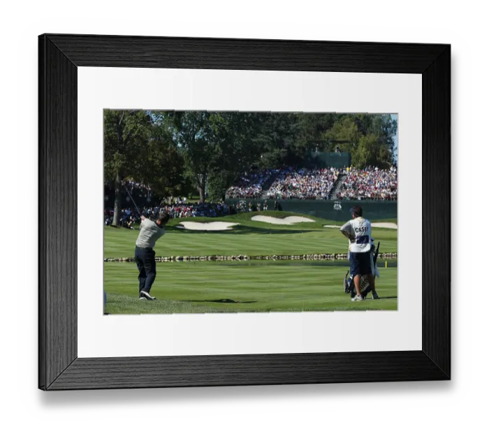 Framed Print : Paul Casey On 16th Hole Framed Print : Paul Casey On 16th Hole