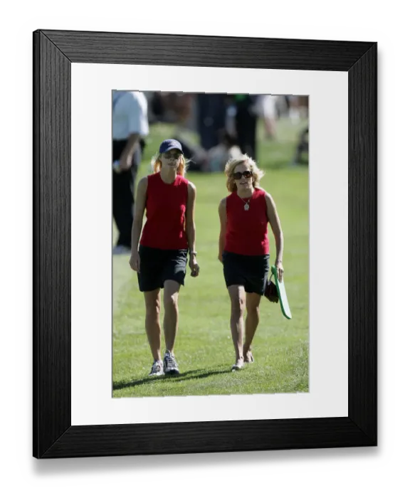Framed Print : Elin Nordegren & Amy Mickelson Framed Print : Elin Nordegren & Amy Mickelson