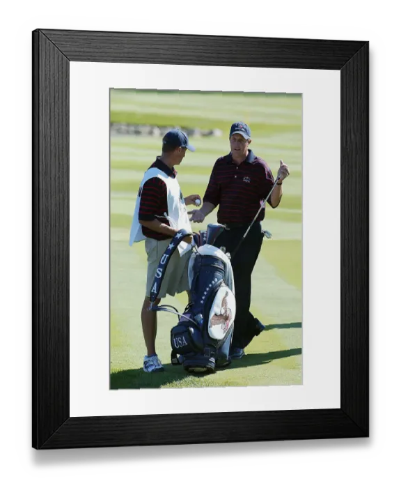 Framed Print : Phil Mickelson Finds The Water Framed Print : Phil Mickelson Finds The Water
