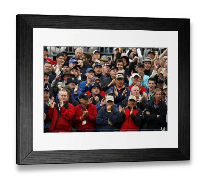 Framed Print : Golfing Spectators Framed Print : Golfing Spectators