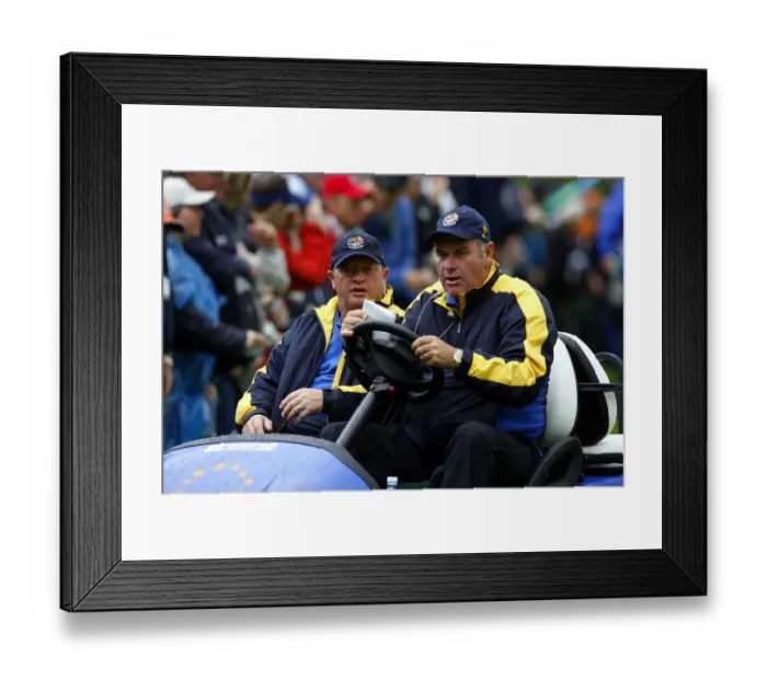 Framed Print : Ian Woosnam & David J Russell Framed Print : Ian Woosnam & David J Russell