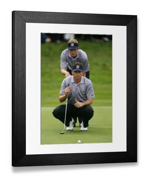 Framed Print : Sergio Garcia & Luke Donald Framed Print : Sergio Garcia & Luke Donald