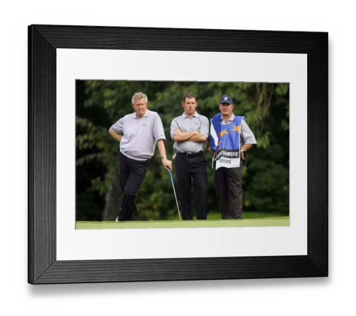 Framed Print : Colin Montgomerie & Lee Westwood Framed Print : Colin Montgomerie & Lee Westwood