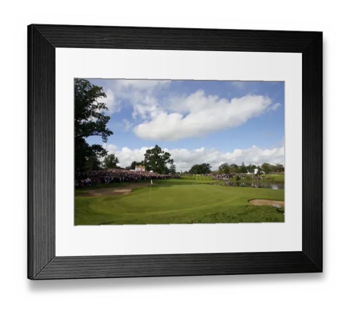 Framed Print : 12th Green & The K Club Framed Print : 12th Green & The K Club