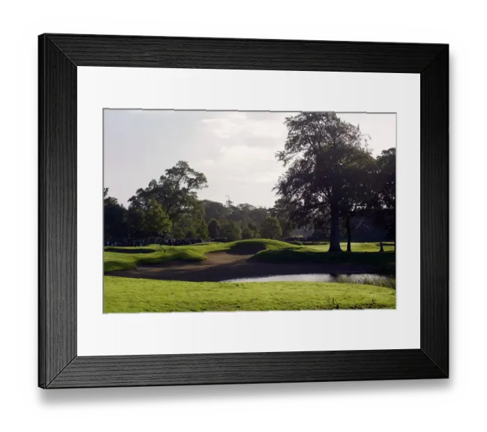 Framed Print : 4th Hole & The K Club Framed Print : 4th Hole & The K Club