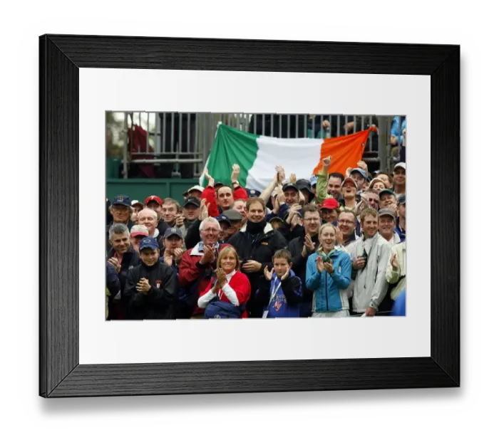 Framed Print : Golfing Spectators Framed Print : Golfing Spectators