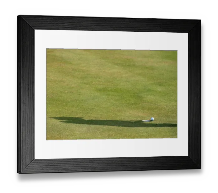 Framed Print : Golfer Silouette