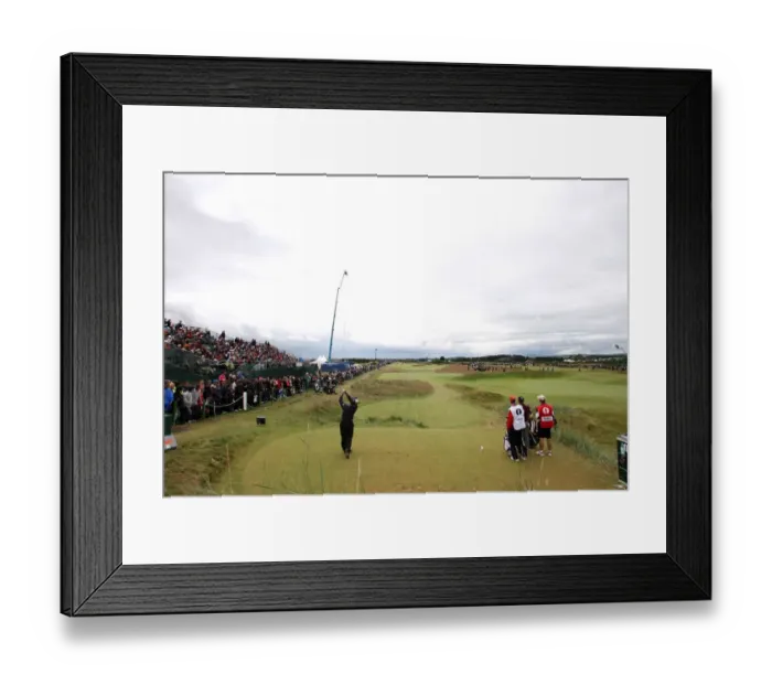 Framed Print : Chris Dimarco Drives Off On The 6th Framed Print : Chris Dimarco Drives Off On The 6th