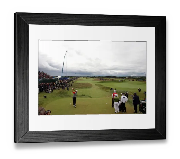 Framed Print : Steve Stricker Drives Off On The 6th Framed Print : Steve Stricker Drives Off On The 6th