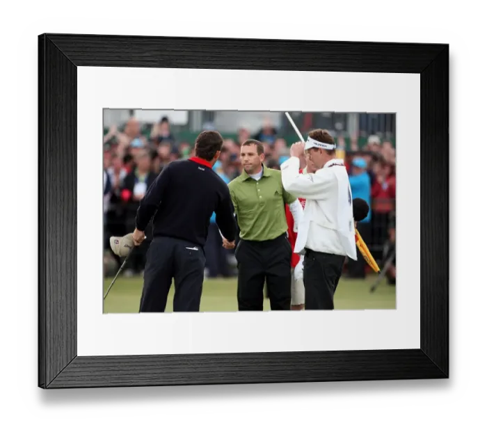 Framed Print : Padraig Harrington & Sergio Garcia Framed Print : Padraig Harrington & Sergio Garcia