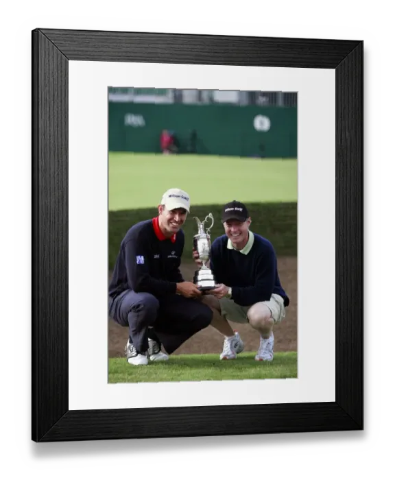 Framed Print : Padraig Harrington & Ronan Flood Framed Print : Padraig Harrington & Ronan Flood