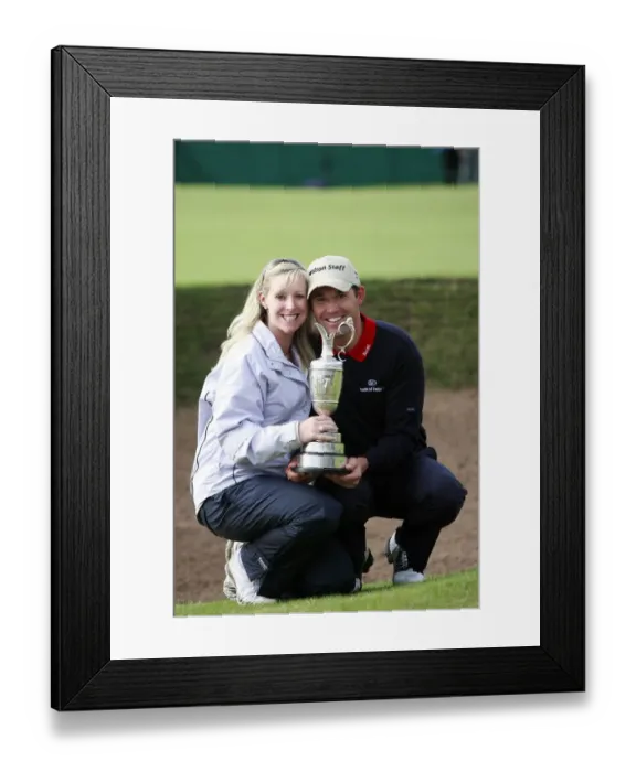 Framed Print : Caroline & Padraig Harrington Framed Print : Caroline & Padraig Harrington