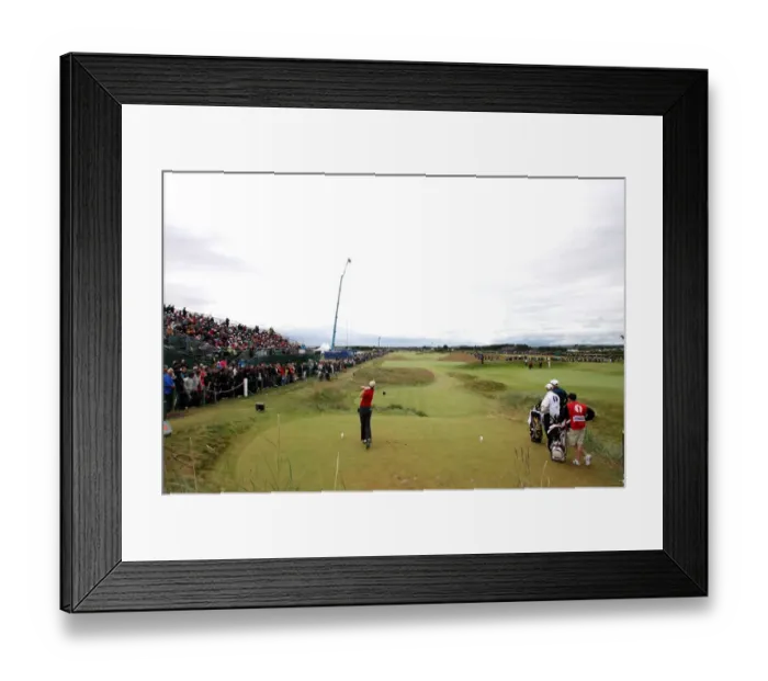 Framed Print : Padraig Harrington Drives Off On The 6th Framed Print : Padraig Harrington Drives Off On The 6th