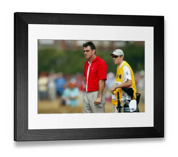 Framed Print : Nick Faldo & Son Framed Print : Nick Faldo & Son