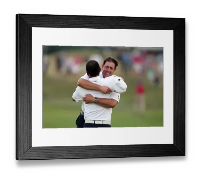 Framed Print : Antony Kim & Phil Mickelson Framed Print : Antony Kim & Phil Mickelson