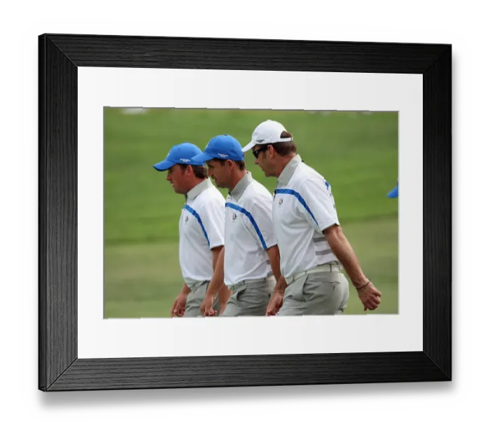 Framed Print : Mcdowell, Harrington & Faldo Framed Print : Mcdowell, Harrington & Faldo