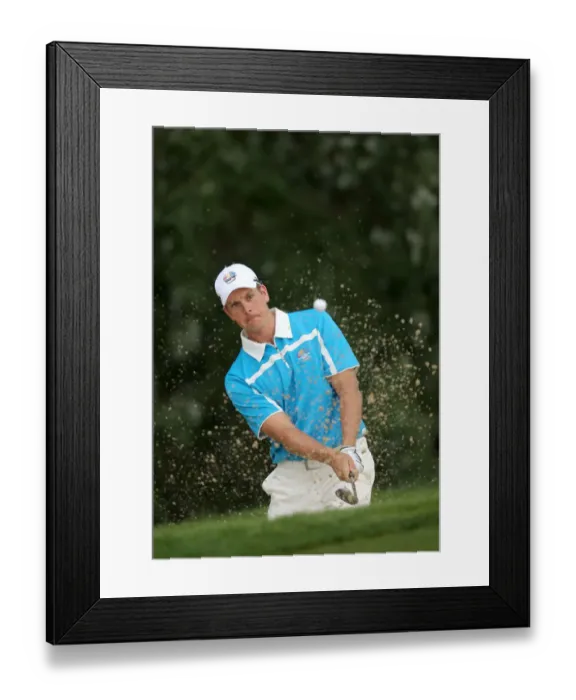 Framed Print : Henrik Stenson On The 3rd Framed Print : Henrik Stenson On The 3rd