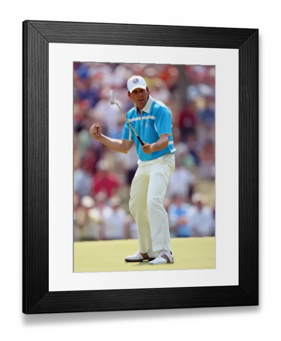 Framed Print : Sergio Garcia Birdies The 8th Framed Print : Sergio Garcia Birdies The 8th