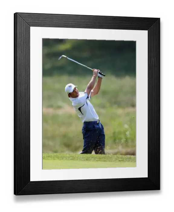 Framed Print : Sergio Garcia On The 2nd Framed Print : Sergio Garcia On The 2nd