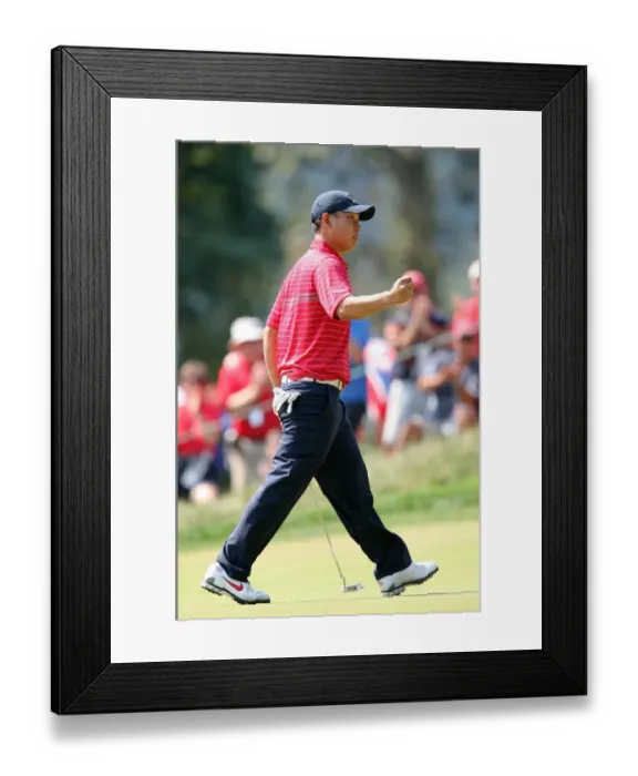 Framed Print : Anthony Kim Wins The 2nd Framed Print : Anthony Kim Wins The 2nd