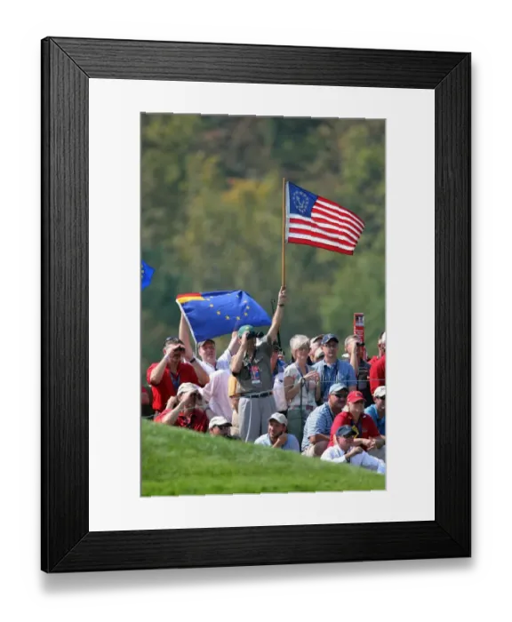 Framed Print : Ryder Cup Fans Framed Print : Ryder Cup Fans