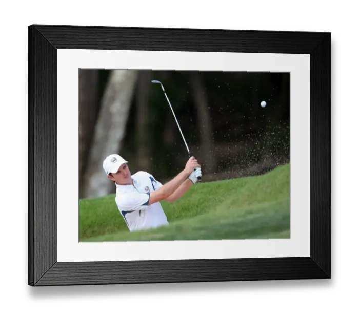 Framed Print : Justin Rose On The 8th Framed Print : Justin Rose On The 8th