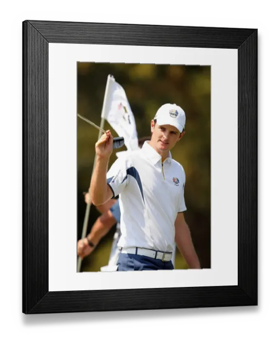 Framed Print : Justin Rose Pars The 8th Framed Print : Justin Rose Pars The 8th