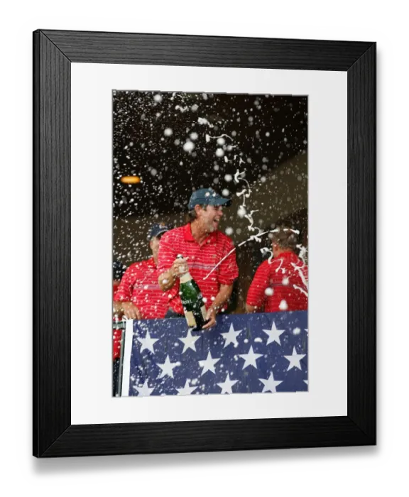 Framed Print : Paul Azinger Celebartes Win Framed Print : Paul Azinger Celebartes Win