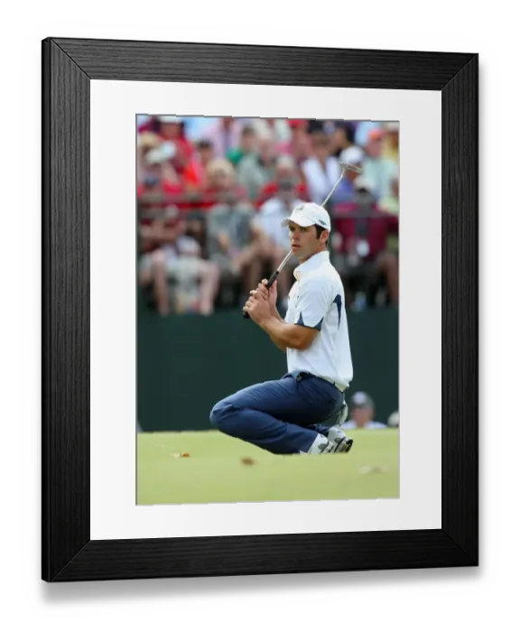 Framed Print : Paul Casey Goes Close On 13th Framed Print : Paul Casey Goes Close On 13th