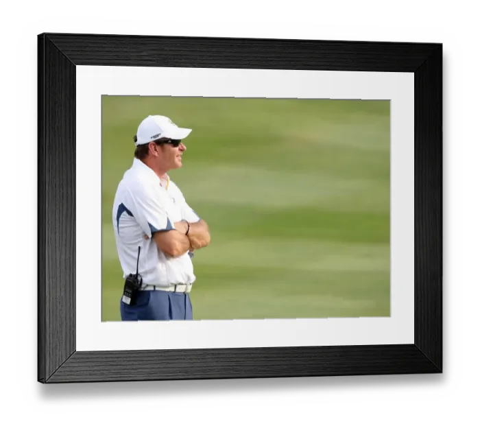 Framed Print : Losing Captain Nick Faldo